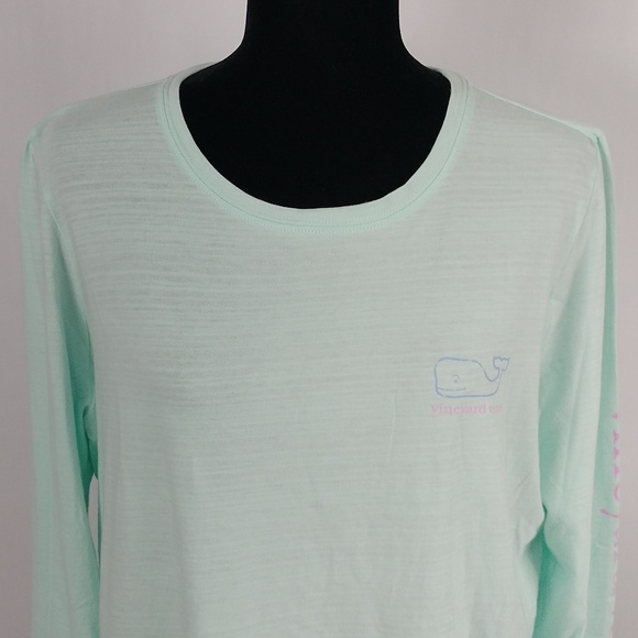 Vineyard Vines Long Sleeve Slub Vintage Whale Tee - Picture 4 of 10